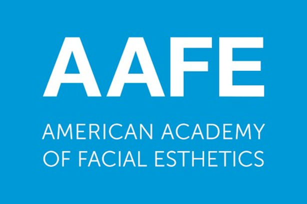 AAFE logo on blue background with the text American Academy of Facial Esthetics AAFE logo on blue background with the text ‘American Academy of Facial Esthetics’.